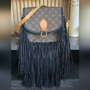 Louis Vuitton Fringed revamped Saint Cloud GM with Fringe & braiding